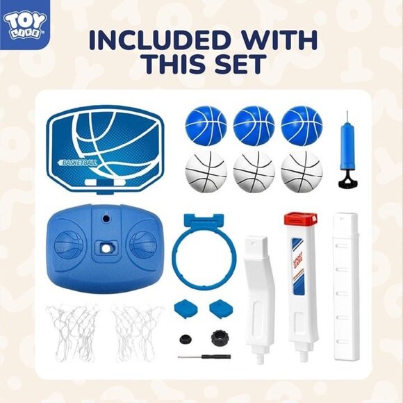 Pool Basketball Hoop for Kids Adults Party Basketballs‎ Included - Picture 5 of 7